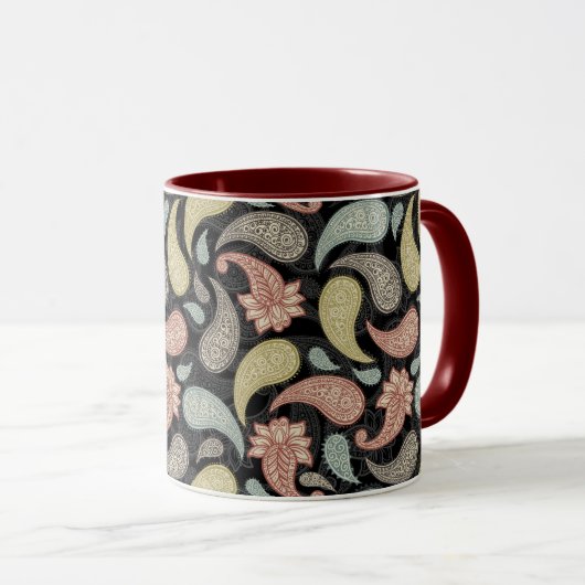 Paisley Pattern  Tasse (VorderseiteRechts)