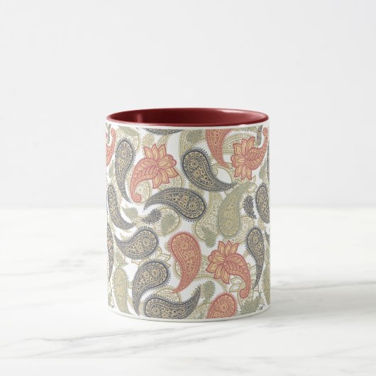 Paisley Pattern  Tasse (Zentrum)