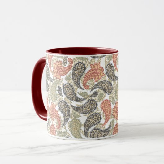 Paisley Pattern  Tasse (Vorderseite Links)