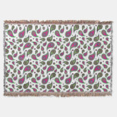 Paisley Pattern Throw Blanket Decke (Vorderseite)