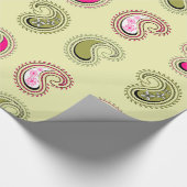 Paisley Pattern Wrapping Paper Geschenkpapier (Ecke)