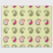 Paisley Pattern Wrapping Paper Geschenkpapier (Flach)