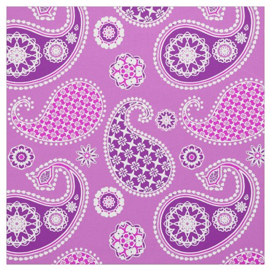 Paisley Patterns, Lilac und Amethyst Lila Stoff (Muster)
