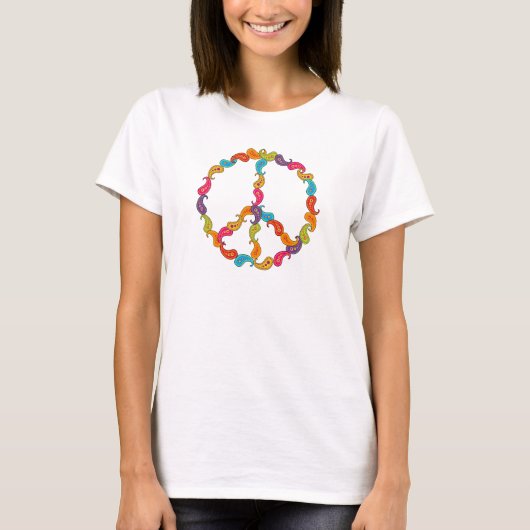Paisley Peace T-Shirt (Vorderseite)
