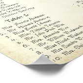 Paisley Peacock Colors Empfang Seekarte Poster (Ecke)