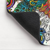 Paisley Peacocks Mousepad (Ecke)