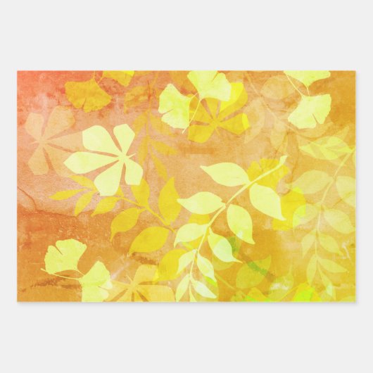 Paisley Pearl, Arcadia und Leafy Sampler Geschenkpapier Set (Vorderseite 3)