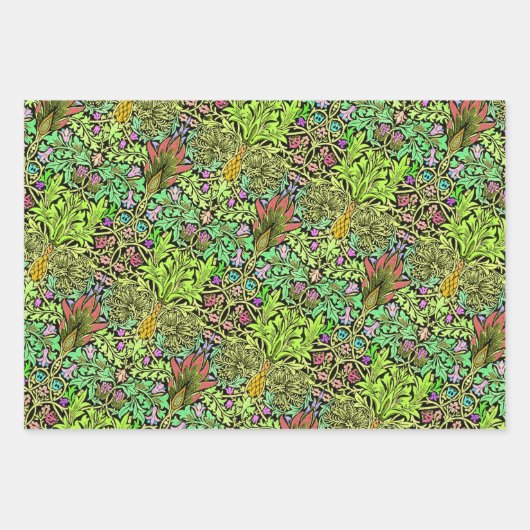 Paisley Pearl, Arcadia und Leafy Sampler Geschenkpapier Set (Vorderseite 2)