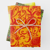 Paisley Pearl, Arcadia und Leafy Sampler Geschenkpapier Set (Beispiel)