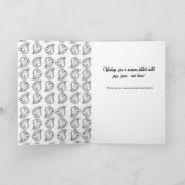 Paisley Petal Rhythm - Add Your Photo Karte (Innenseite)