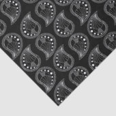 Paisley Petal Rhythm white lines Seidenpapier (Ausschnitt)