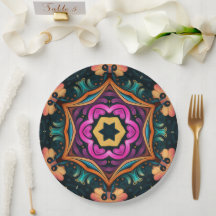 Paisley Pink Floral Blume 6a4