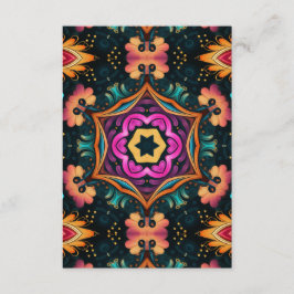 Paisley Pink Floral Wedding Begleitkarte