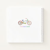 Paisley "Pip" 8.5" x 8.5" SpiralNotebook Notizblock (Rückseite)