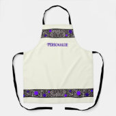 Paisley Polka Dots Schürze (Vorderseite)