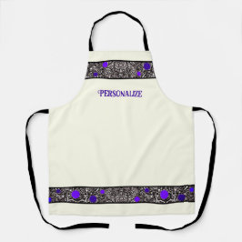 Paisley Polka Dots Schürze