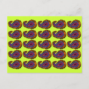 Paisley Postkarte