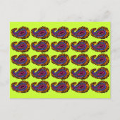 Paisley Postkarte (Vorderseite)
