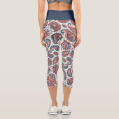 Paisley Pride Capri Leggings (Rückseite)