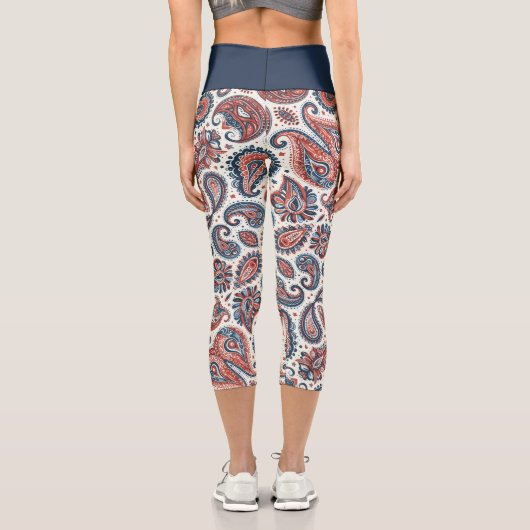 Paisley Pride Capri Leggings (Rückseite)