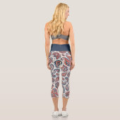 Paisley Pride Capri Leggings (Rückseite)