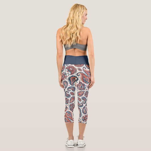 Paisley Pride Capri Leggings (Rückseite)
