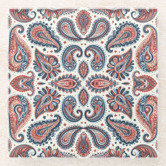 Paisley Pride Glasuntersetzer (Vorderseite)