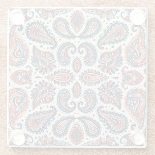 Paisley Pride Glasuntersetzer (Rückseite)