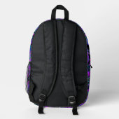 Paisley Psychedelisch Bedruckter Rucksack (Rückseite)