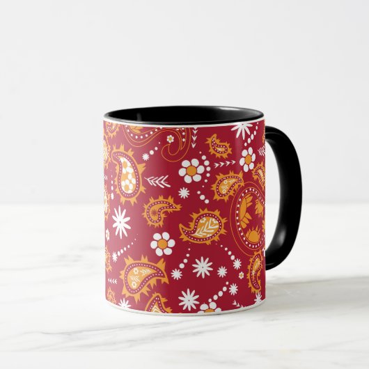 Paisley Punch Tasse Kaffee/Tee (VorderseiteRechts)