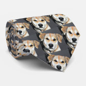 Paisley Pup Painting Krawatte (Gerollt)