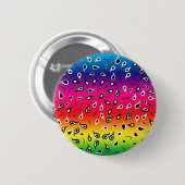 Paisley Rainbow Button (Vorne & Hinten)