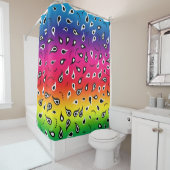 Paisley Rainbow Duschvorhang (Beispiel)