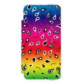 Paisley Rainbow Incipio iPhone Geldbeutel-Hülle (Folio Vorderseite)