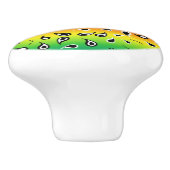Paisley Rainbow Keramikknauf (Seitenansicht)