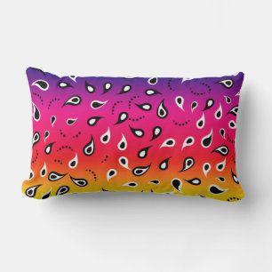 Paisley Rainbow Lendenkissen