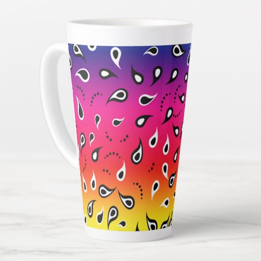 Paisley Rainbow Milchtasse (Linke Ecke)