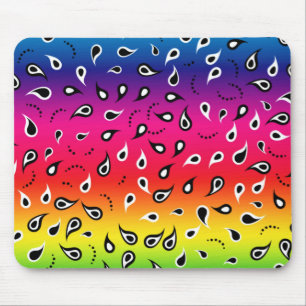 Paisley Rainbow Mousepad