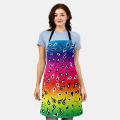 Paisley Rainbow Schürze (Getragen)