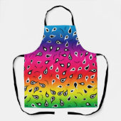 Paisley Rainbow Schürze (Vorderseite)