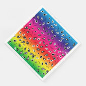 Paisley Rainbow Serviette (Ecke)