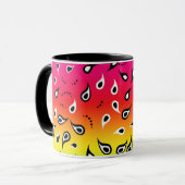 Paisley Rainbow Tasse (Vorderseite Links)