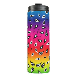 Paisley Rainbow Thermosbecher