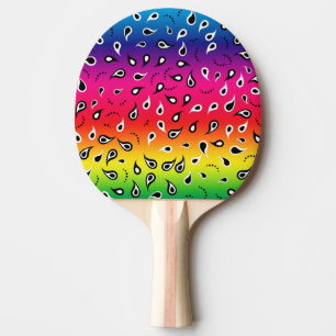 Paisley Rainbow Tischtennis Schläger