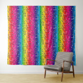 Paisley Rainbow Wandteppich (Beispiel (Horizontal))