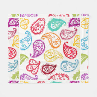 Paisley-Regenbogen-Kunst personifizieren der Fleecedecke