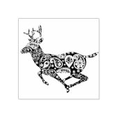 Paisley Reindeer - Weihnachten Gummistempel (Prägung)