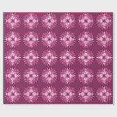 Paisley-Rosa-Blume Geschenkpapier (Flach)