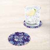 Paisley Royal Blau Untersetzer (Vor Ort)