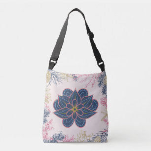 Paisley-Schönheitskunst-Blume Tragetaschen Mit Langen Trägern